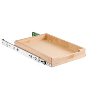 Pull Out Cabinet Organizer, 14"W x 21"D Cabinet Drawer, Soft Close Slide out Shelf, Heavy-Duty Sliding Wood Drawer