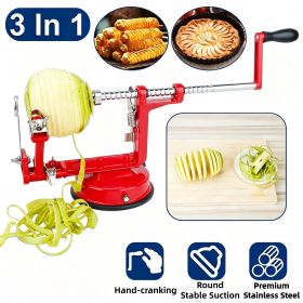 3in1 Fruit Peeler, 3in1 Apple Peeler Slicer Corer,Apple Slicer Corer with Suction Base