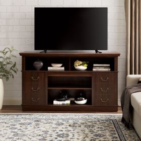Retro TV Stand with Storage for TVs up to 65'', Mid Century Modern TV Stand & Entertainment Center with Shelf,TV Stand for Media