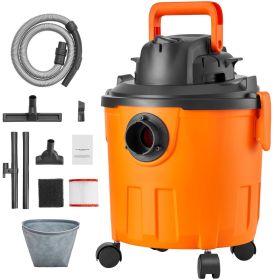 Shop Vacuum Wet And Dry, 5 Gallon 6 Peak HP Wet/Dry Vac, Powerful Suction with Blower Function with Attachments 2-in-1 Crevice Nozzle