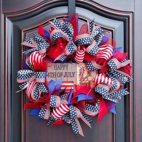 1PC Wooden tags for Independence Day, patriotic American homes, rural areas, wooden walls, door decorations, wooden crafts (Color: 129, size: 30*30*0.5cm)