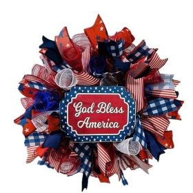 1PC Wooden tags for Independence Day, patriotic American homes, rural areas, wooden walls, door decorations, wooden crafts (Color: 126, size: 30*30*0.5cm)