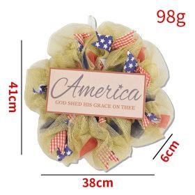 1PC Wooden tags for Independence Day, patriotic American homes, rural areas, wooden walls, door decorations, wooden crafts (Color: 121, size: 20*20*0.5cm)