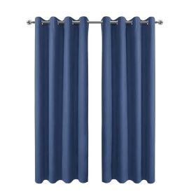 Indoor Blackout Curtain, 1Panel (size: Navy Blue)